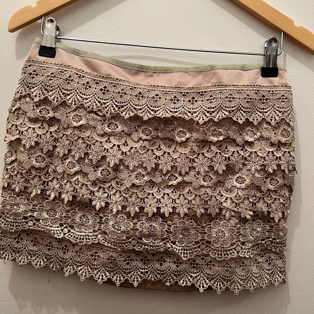Sans Souci Mini Embroidery Skirt.